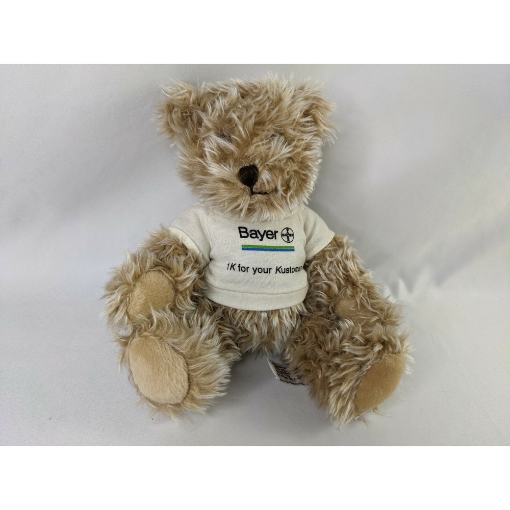Bayer Teddy Bear Plush 7 Inch Chandler Tan Stuffed Animal Toy